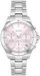 BOSS Multi Zifferblatt Quarz Uhr f&uuml;r Damen Kollektion Alley mit Silbernes
