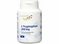vitaworld L-Tryptophan 500 mg, Hochreines, veganes Tryptophan aus natürlicher,