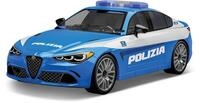 COBI Gulia Quadrifoglio Polizia, Blau, 13cm x 6.5cm x 4.5cm