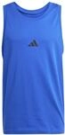 adidas Herren Essentials Small Logo Single Jersey Tank Top Shirt, Team royal