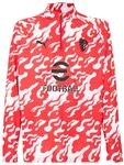 A.C. Milan - Prematch Trikot mit 1/4 Rei&szlig;verschluss, Sweatshirt f&uuml;r Vor-Party,