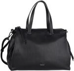 Gabor bags Jenny Damen Shopper Umh&auml;ngetasche Rei&szlig;verschluss Mittelgro&szlig; Schwarz
