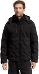 Tom Tailor Herren Hybrid Puffer-Jacke mit Steppung
