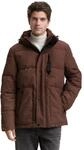 TOM TAILOR Herren 1047206 Cord Pufferjacke mit abnehmbarer Kapuze