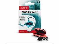 Alpine WorkSafe Gehörschutz Wiederverwendbare Lärmschutz Ohrstöpsel für die