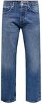Only & Sons Male Normal geschnitten Jeans ONSEDGE Mittlere Taille Gerade...