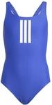 adidas M&auml;dchen 3-Stripes Swimsuit Kids Swimwear, Semi Lucid Blue/White, 5-6...