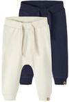 NAME IT Unisex Baby Nbntakki 2p Pant Noos Sweathose, Dark Sapphire, 50 EU