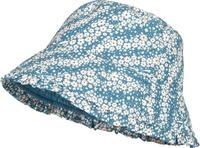 Playshoes Unisex Kinder Wendehut Sonnenhut, Petrol Bl&uuml;mchen, 51