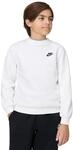 Nike FD3006-100 K NSW Club FLC Crew LS LBR Sweatshirt Unisex White/Black...