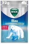 Wick Blau Hustenbonbons ohne Zucker ein tiefes Atemerlebnis dank Menthol und