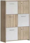 Forte QUADRO Kommode 70 80, moderne Kommode mit 6 T&uuml;ren, Sideboard, Holzwerkstoff,
