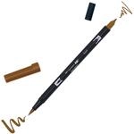 Tombow ABT-969 Fasermaler Dual Brush Pen mit zwei Spitzen, chocolate