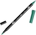 Tombow ABT-249 Fasermaler Dual Brush Pen mit zwei Spitzen, hunter green, 1...