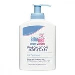 Sebamed Baby & Kind Waschlotion f&uuml;r Haut und Haare, 200 ml L&ouml;sung