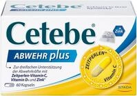 CETEBE Abwehr plus - Nahrungserg&auml;nzungsmittel zur dreifachen Unterst&uuml;tzung der