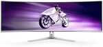 Philips Monitors Evnia 49M2C8900L - 49 Zoll DQHD OLED Curved Gaming Monitor, 144