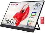 RICOH 150 Mobiler 16 Zoll, 1920 x 1080P, OLED-Display-Monitor, USB-C,