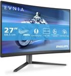 Philips Evnia 27M2C5200W - 27 Zoll FHD Curved Gaming Monitor, 280 Hz, HDR10, 1 ms
