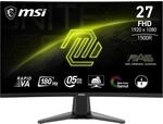 MSI MAG 27C6F 27 Zoll FHD Curved Gaming Monitor - 1500R 1920 x 1080 Rapid VA Panel,
