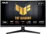 ASUS TUF Gaming VG27WQ3B - 27 Zoll WQHD Curved Monitor - 180 Hz, 1ms GtG, FreeSync,