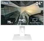 Nilox NXM24REGWEB01W 23.8" LED IPS FullHD 75Hz Altavoces Altura Ajustable Webcam