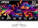 MSI MPG 321URXW QD-OLED Gaming Monitor 31,5 Zoll 4K UHD &ndash; Quantum Dot OLED 3840 x
