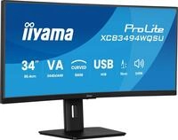 iiyama Prolite XCB3494WQSU-B1 Curved 1500R 86,7cm 34 Zoll VA LED-Monitor UWQHD...