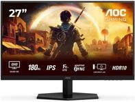 AOC Q27G42XE 27 Zoll WQHD Gaming Monitor, 180Hz, Fast IPS Panel, 0.5ms MPRT, Adaptive