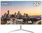 Nilox NXM24FHD1201W Monitor, 61 cm (24 Zoll), Gaming-Bildschirm, 120 Hz,