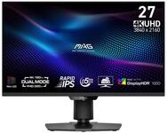 MSI MAG 274UPDFDE E16M 27" 4K UHD Gaming Monitor, 3840 x 2160 Rapid IPS, 0,5 ms,