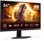 AOC 24G4HRE 23.8 Zoll FHD Gaming Monitor, 200Hz, Fast IPS Panel, 0.5ms MPRT, Adaptive