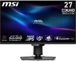 MSI MAG 274UPDF E16M Gaming Monitor 27" 4K UHD, Rapid IPS Panel 3840 x 2160, 0.5ms
