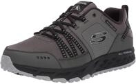 Skechers Herren Escape Plan Sneaker, Grey Charcoal Black, 41.5 EU