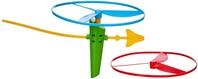 Lena 61290 - Propeller Flugspiel Fly HIGH, Flugspielzeug mit 2 Rotoren ca. 18...