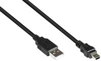Good Connections Anschlusskabel USB 2.0 Stecker A an Stecker Mini B 5-pin,...