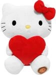 Joy Toy - Hello Kitty mit Herz ECO-Pl&uuml;sch in Kartont&auml;schchen 24 cm 