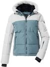 killtec Damen Steppjacke/Funktionsjacke in Daunenoptik mit Kapuze und abzippbarem