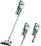 Amazon Basics Akku-Staubsauger, 2-in-1-Ger&auml;t, mit BLDC-Motor, 350 W, 0,7 l, Wei&szlig;