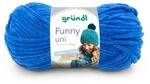 Gr&uuml;ndl Wolle Funny uni - dicke weiche Chenille Wolle zum H&auml;keln - H&auml;kelwolle -