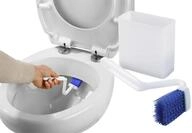 Maximex WC-Randreiniger mit Box, praktische abgewinkelte WC-Reinigungsb&uuml;rste,