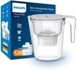 Philips Water Wasserfilterkanne +12 Geschmack+ Ersatzfilterkartuschen schneller