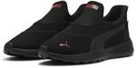 Puma SOFTRIDE Cosmic SLIPTECH Unisex-Sneaker, Schwarz, Schwarz, Rot, 12 UK