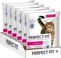 PERFECT FIT Adult Trockenfutter f&uuml;r erwachsene Katzen ab 1 Jahr - Lachs, 750g (6