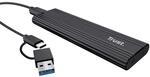 Trust SSD M.2 NVMe Geh&auml;use, USB-C 10Gbps Hard Drive Festplattengeh&auml;use bis zu 4TB,