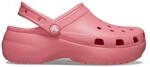 Crocs Damen Classic Platform Clog W Holzschuh, Hot Blush, 36 EU