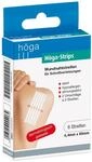 H&ouml;ga Strips Wundnahtstreifen, 6.4 x 80 mm, 2 Umschl&auml;ge &aacute; 3 Streifen, steril,