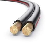 PureLink Lautsprecherkabel OFC 2x2,50mm&sup2; (0,20mm), 30,0m, schwarz mit roter