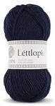 Lopi 1522-9420 Garn, Wolle, marineblau, 50g/1.75oz. 100m/109yd