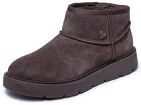 Skechers Keepsakes Cozy Mini-Schneestiefel f&uuml;r Damen, freih&auml;ndig, Schokolade, 40 EU